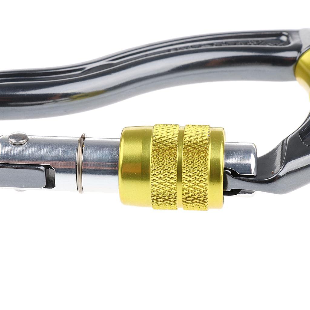 Carabiner Safety Harness (Load Tested 25KN-45KN Certified for Climbing).