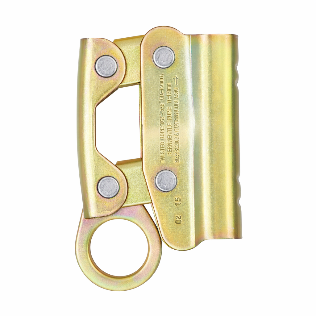 Rope Grab Fall Protection Clamp with dual Lever Safety System (Load Tested- KN certified for Climbing).