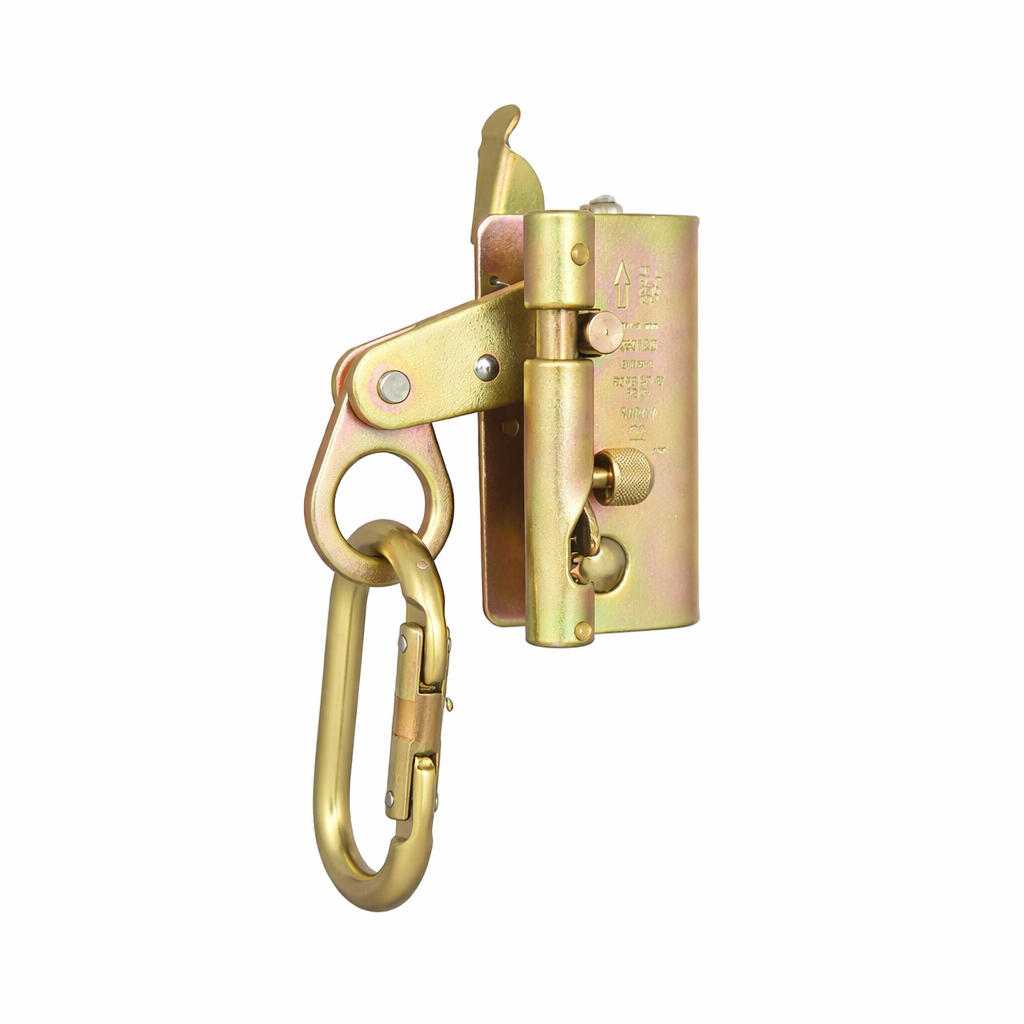 Vertical Rope Grab Fall-Arrester with Dual Gravity Locking Safety System(Certified for Climbing).