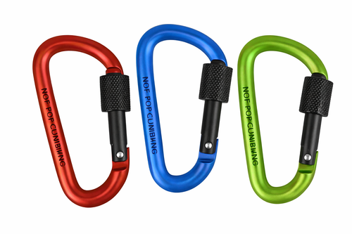 Carabiner Safety Harness Hanging Accessory (Load Tested 2KN-12KN Not for Climbing).