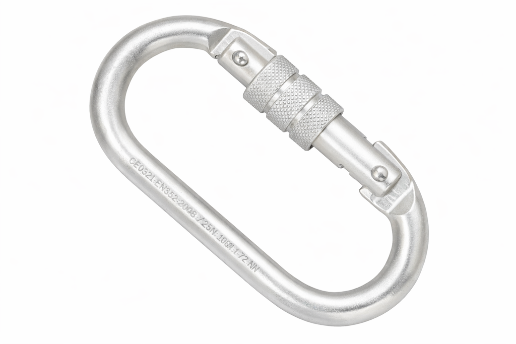 Carabiner Safety Harness (Load Tested 25KN-45KN Certified for Climbing).