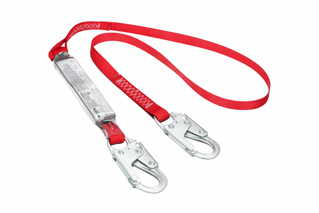 Energy Absorbing Safety Lanyard with Shock Absorber(Certified)
