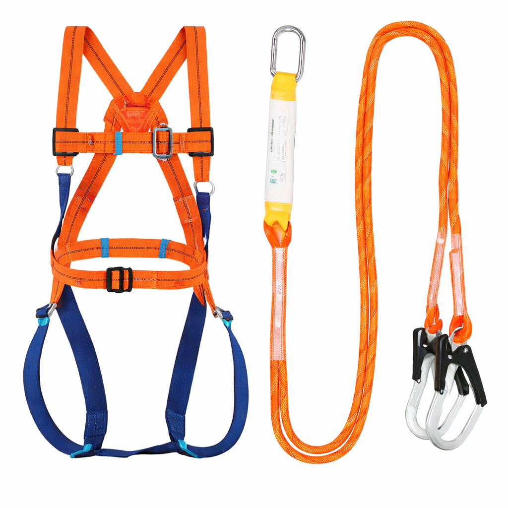 Full Body Safety Harness Fall protection system ( Load tested 15KN-22KN Certified for Climbing).