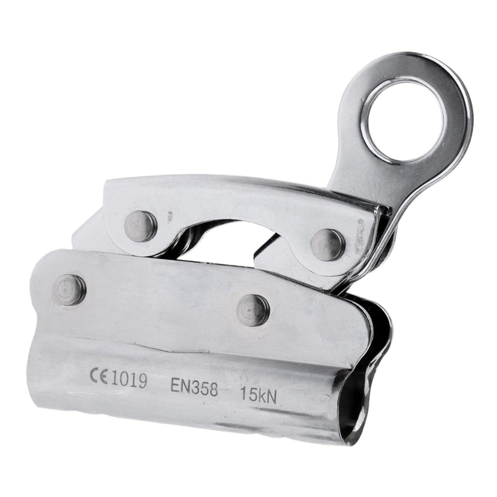Rope Grab Fall Protection Clamp with dual Lever Safety System (Load Tested- KN certified for Climbing).