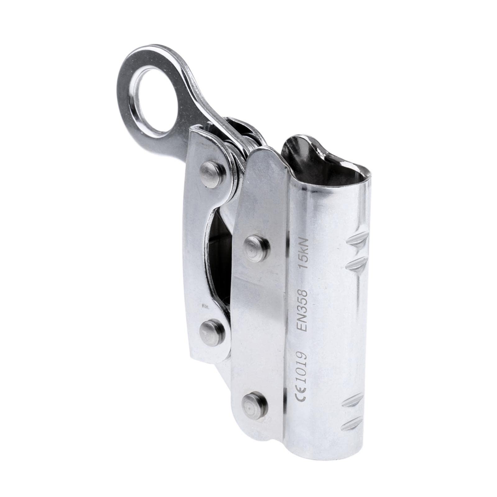 Rope Grab Fall Protection Clamp with dual Lever Safety System (Load Tested- KN certified for Climbing).
