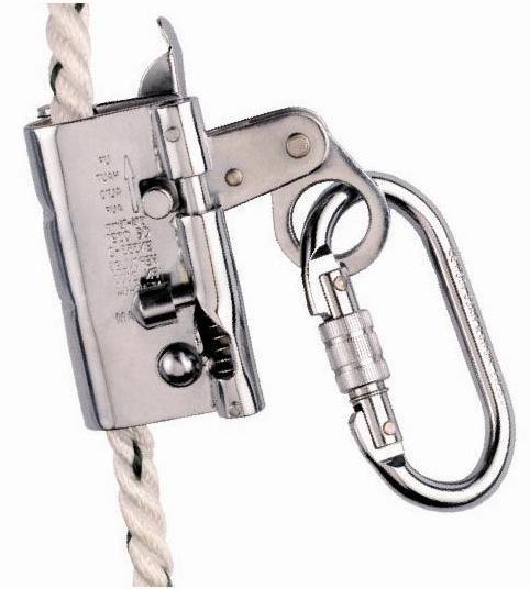 Vertical Rope Grab Fall-Arrester with Dual Gravity Locking Safety System(Certified for Climbing).